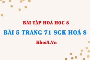 Bài 5 trang 71 SGK Hóa 8: Xác định phần trăm theo khối lượng của nguyên tố, lập công thức hoá học của hợp chất